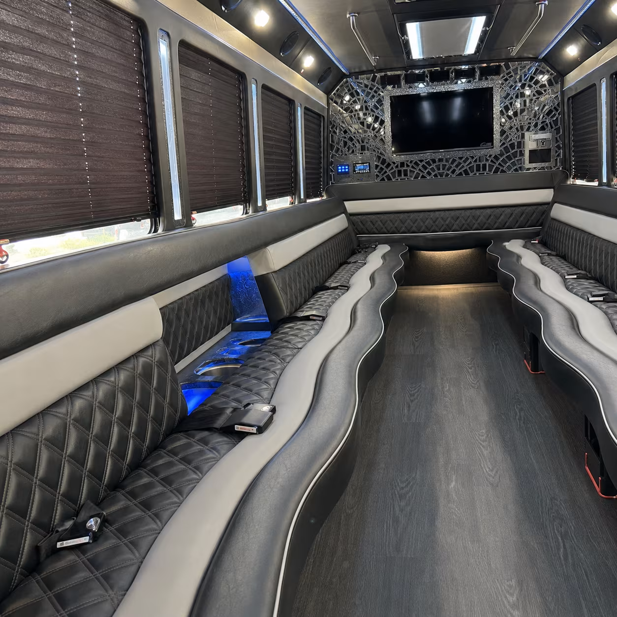 Cincinnati Private Event Transportation party bus exterior