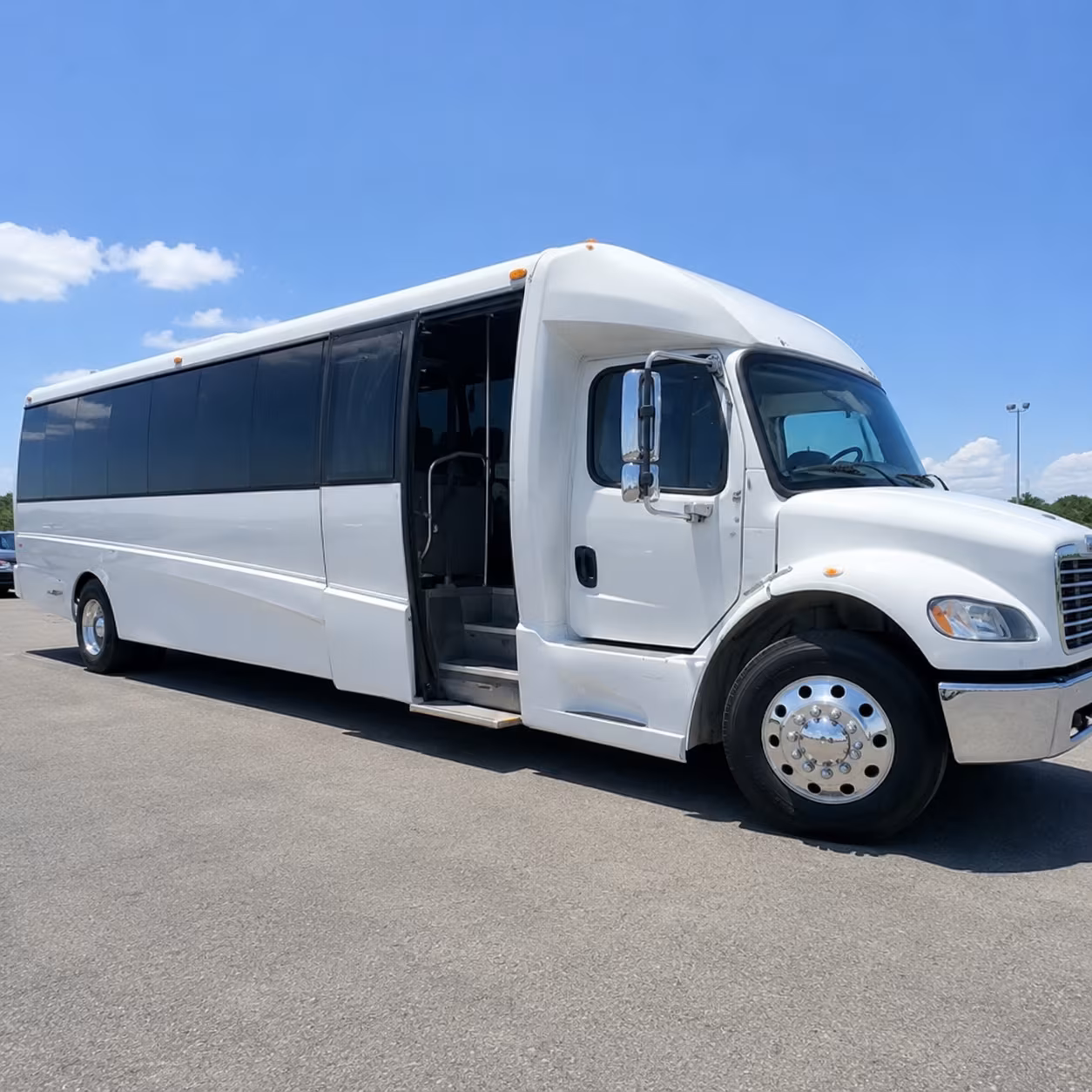 Cincinnati School Event Transportation party bus exterior