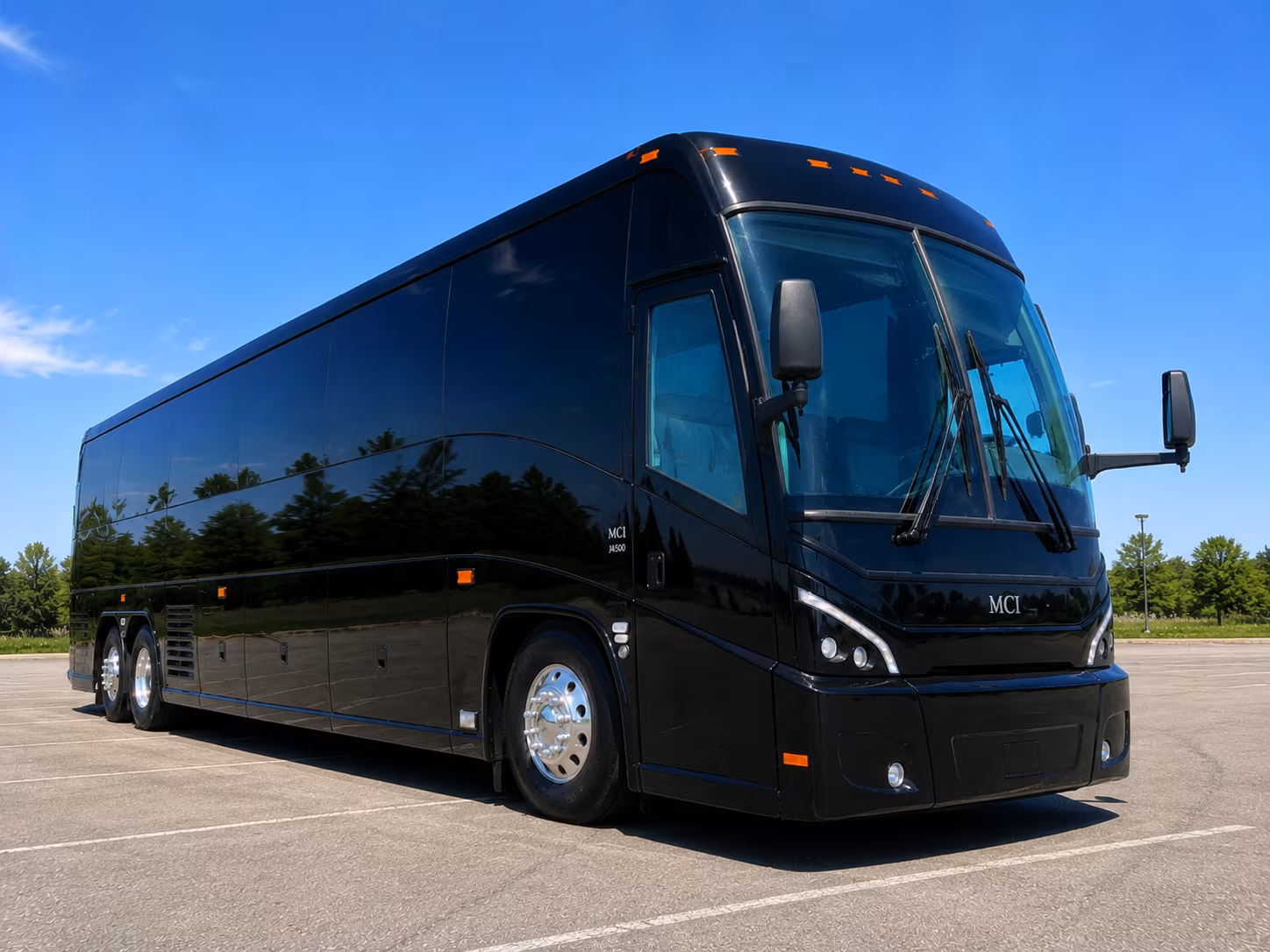 Cincinnati School Event Transportation party bus exterior