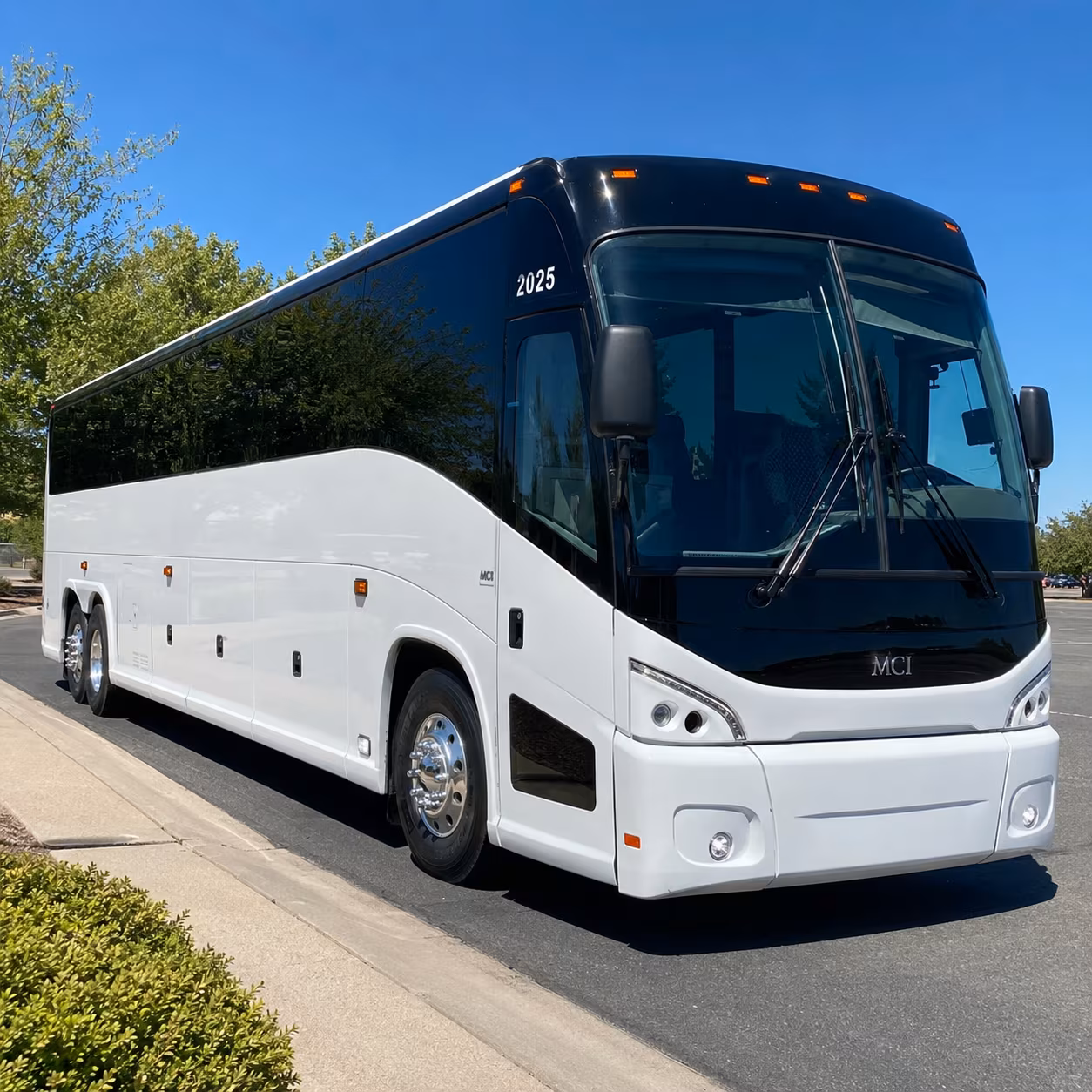 Cincinnati Sporting Event Transportation party bus exterior
