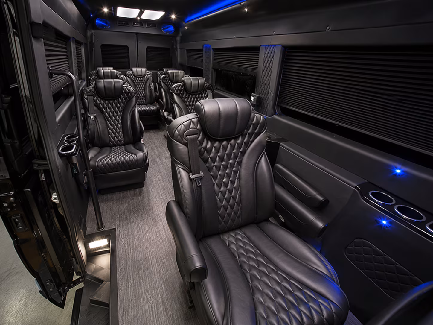 Cincinnati Sporting Event Transportation party bus exterior