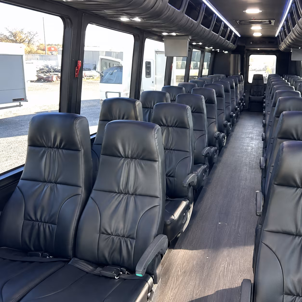 Cincinnati Sporting Event Transportation onboard seating