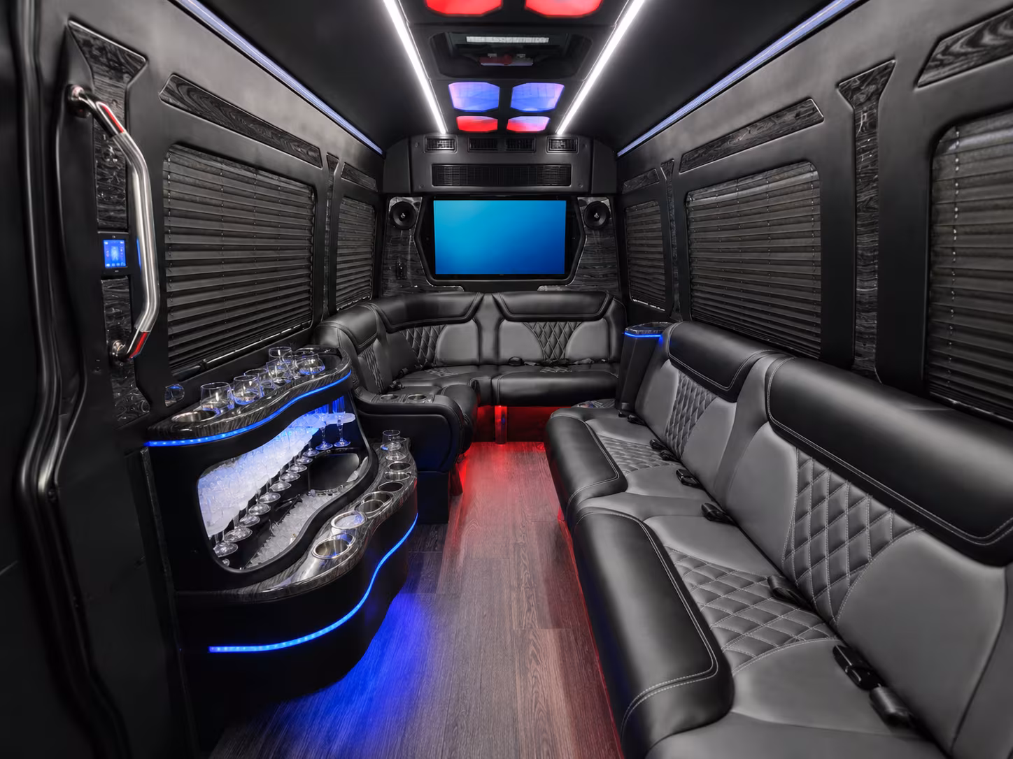 Cincinnati Wedding Transportation party bus exterior